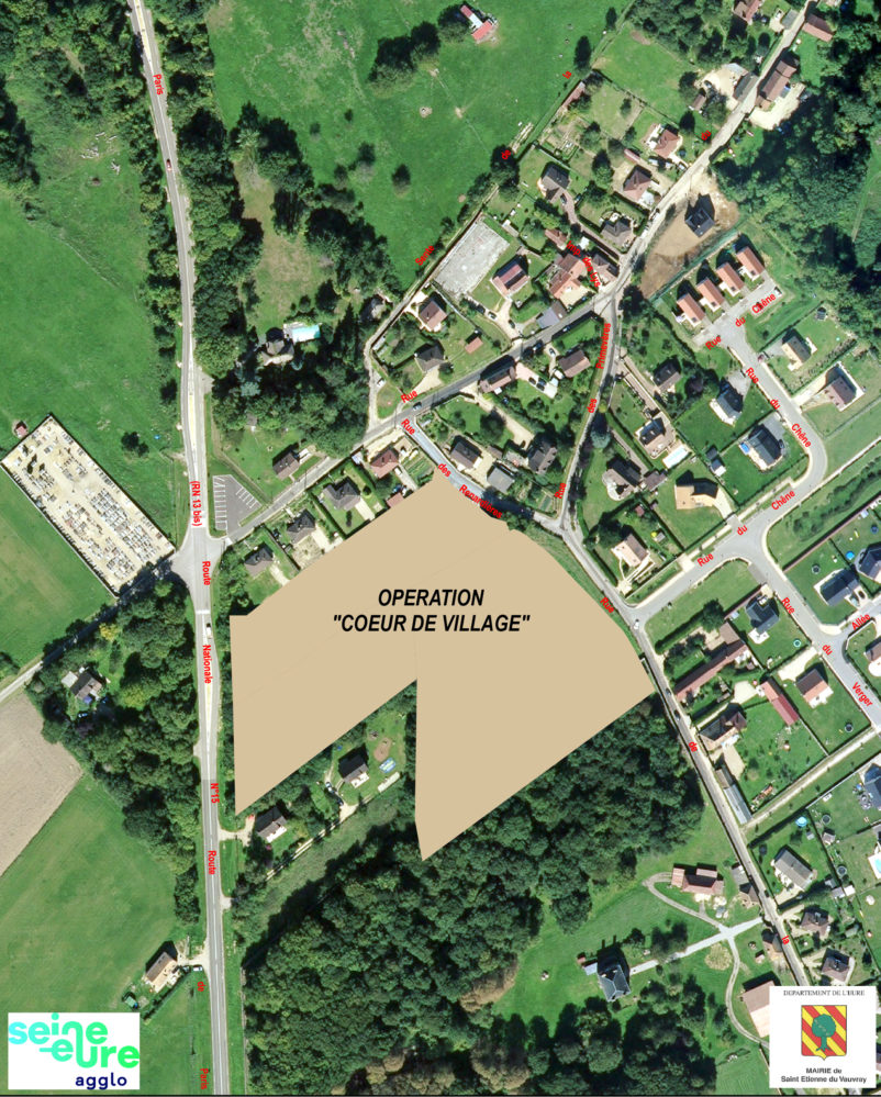 Plan Coeur de village à Saint-Etienne-du-Vauvray
