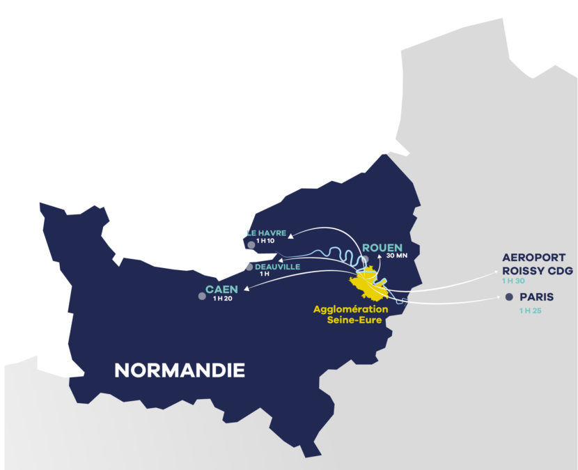 Carte de l'Agglo en Normandie