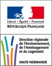 Logo de la Direction Régionale de l'Environnement, de l'Aménagement et du logement