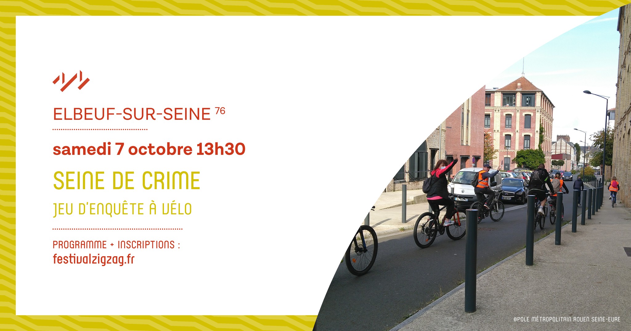 Festival Zig Zag - Seine de crime à vélo