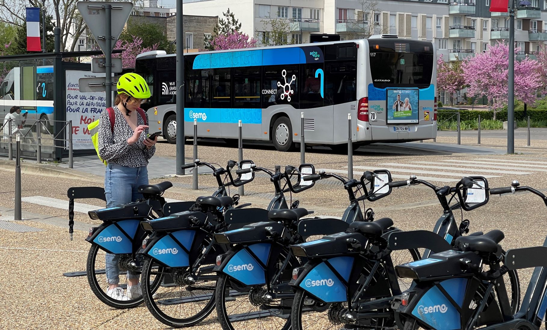 Les vélos électriques en libre-service de retour en stations
