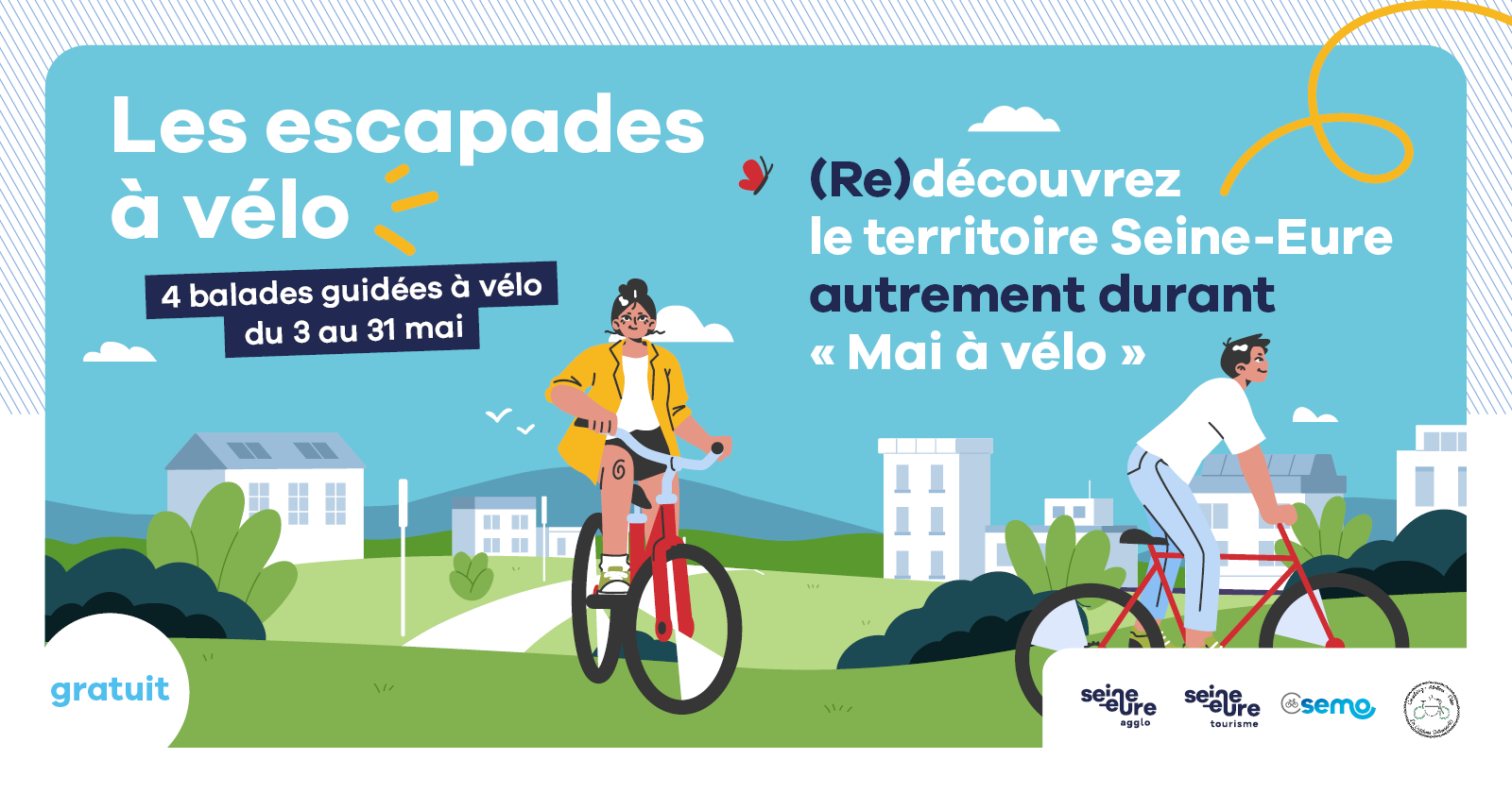 Escapades à vélo : (re)découvrez le territoire autrement !