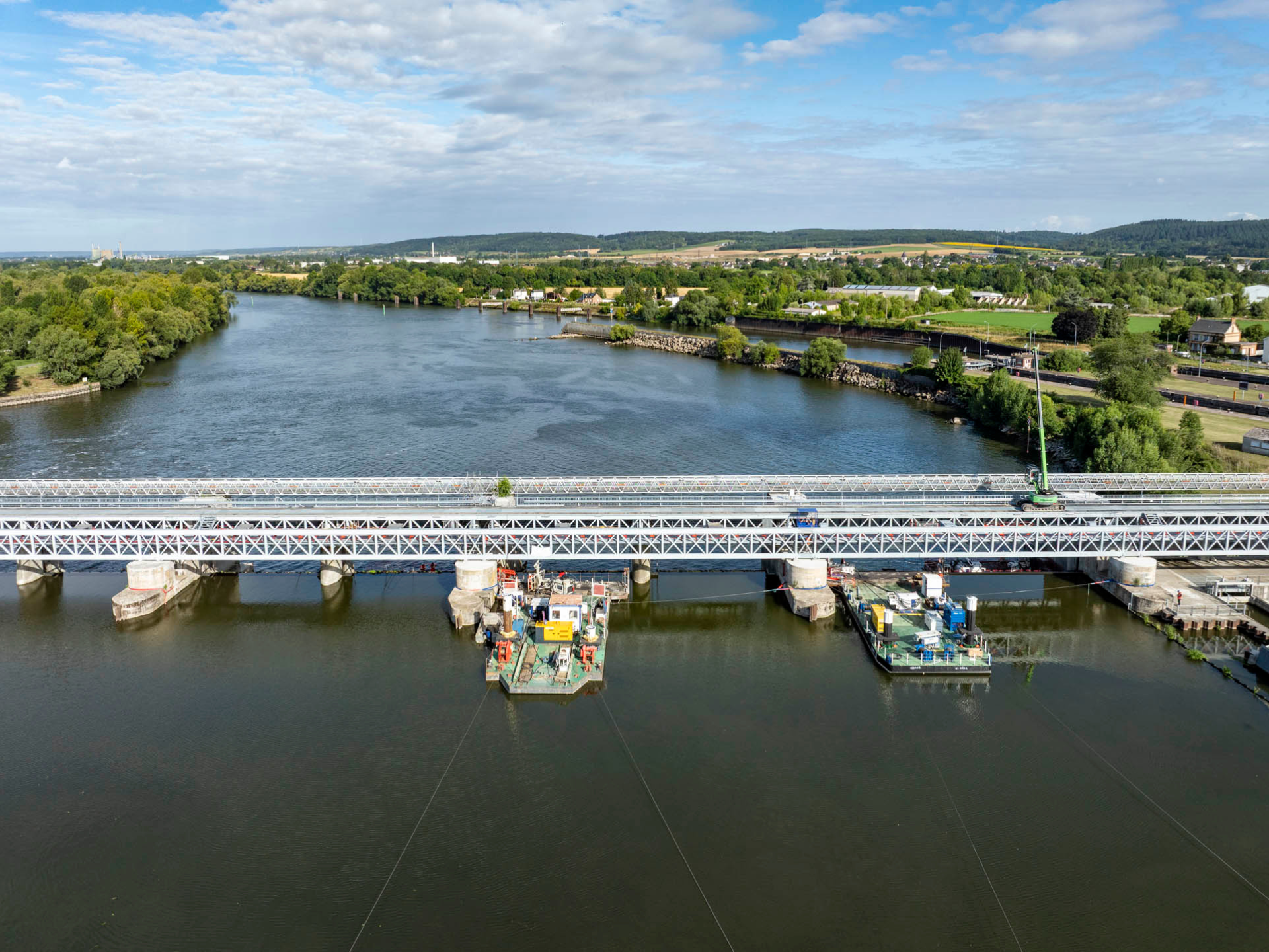 La nouvelle jeunesse du barrage de Poses