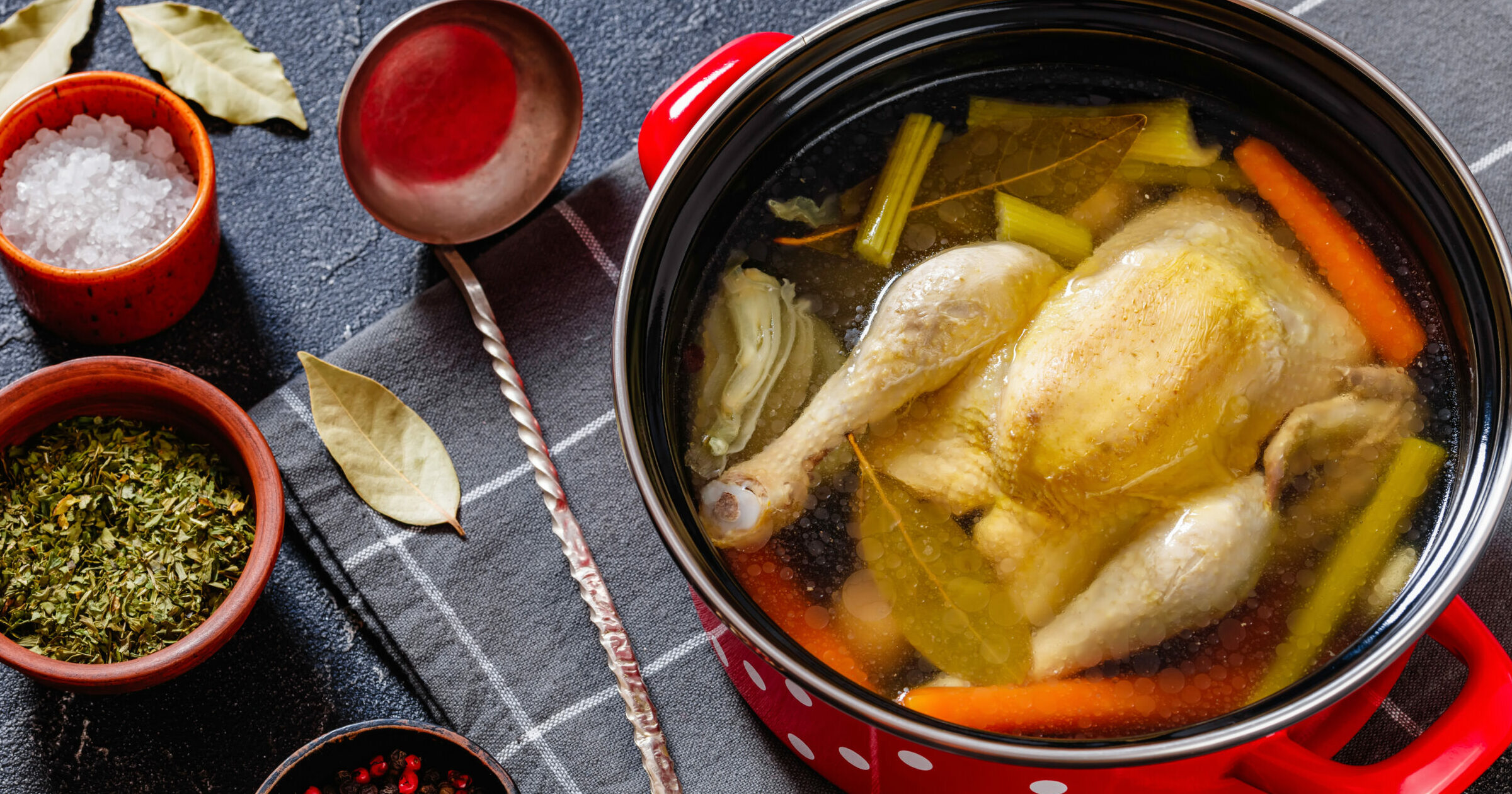Atelier cuisine : Le bouillon de poulet