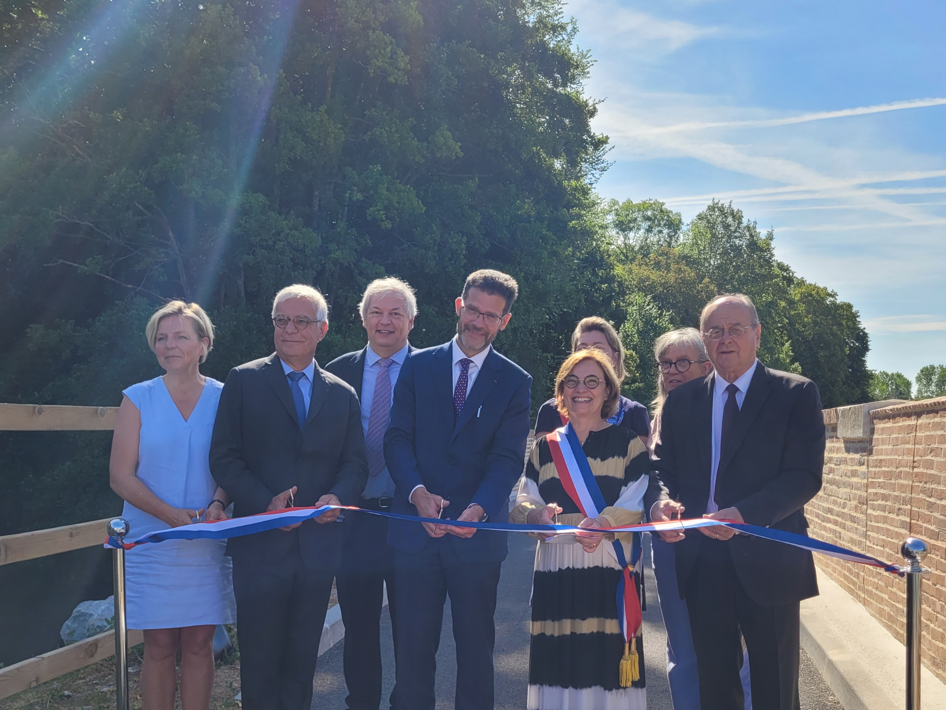 Le pont de la Garenne inauguré